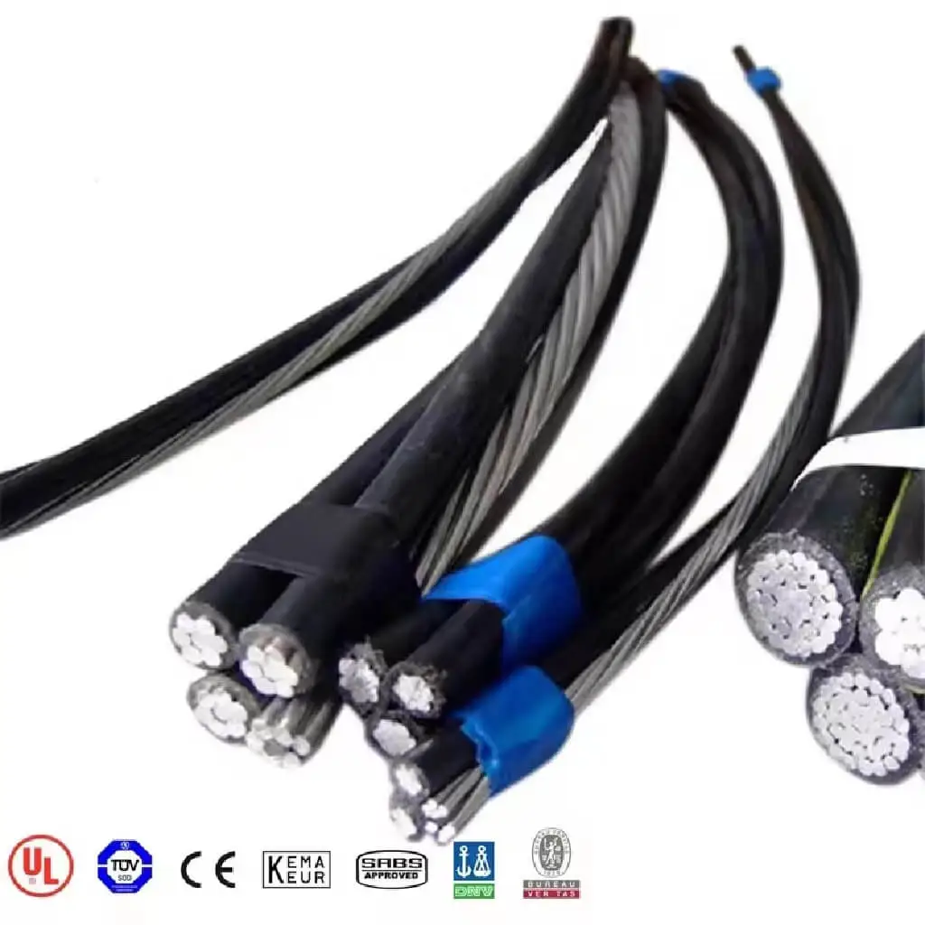 Duplex Triplex Twisted Aluminum 25 mm 35 mm 95mm 2 4 Core ABC Cable Bulk Producer Suke®