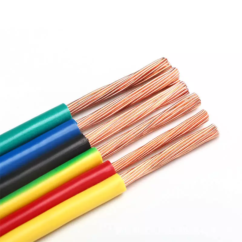 Home Wiring H05V-R H07V-R IEC PVC Insulated Stranded Pure Copper Electric Wire Solid Single Core Roll Packing Building Cable Suke®